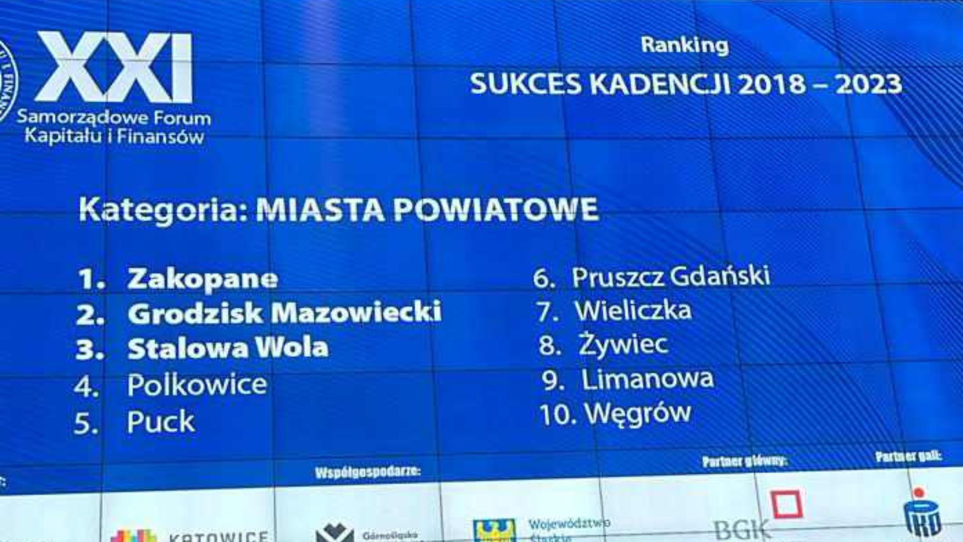 Miasto Pruszcz Gdański nagrodzone w ogólnopolskim konkursie 