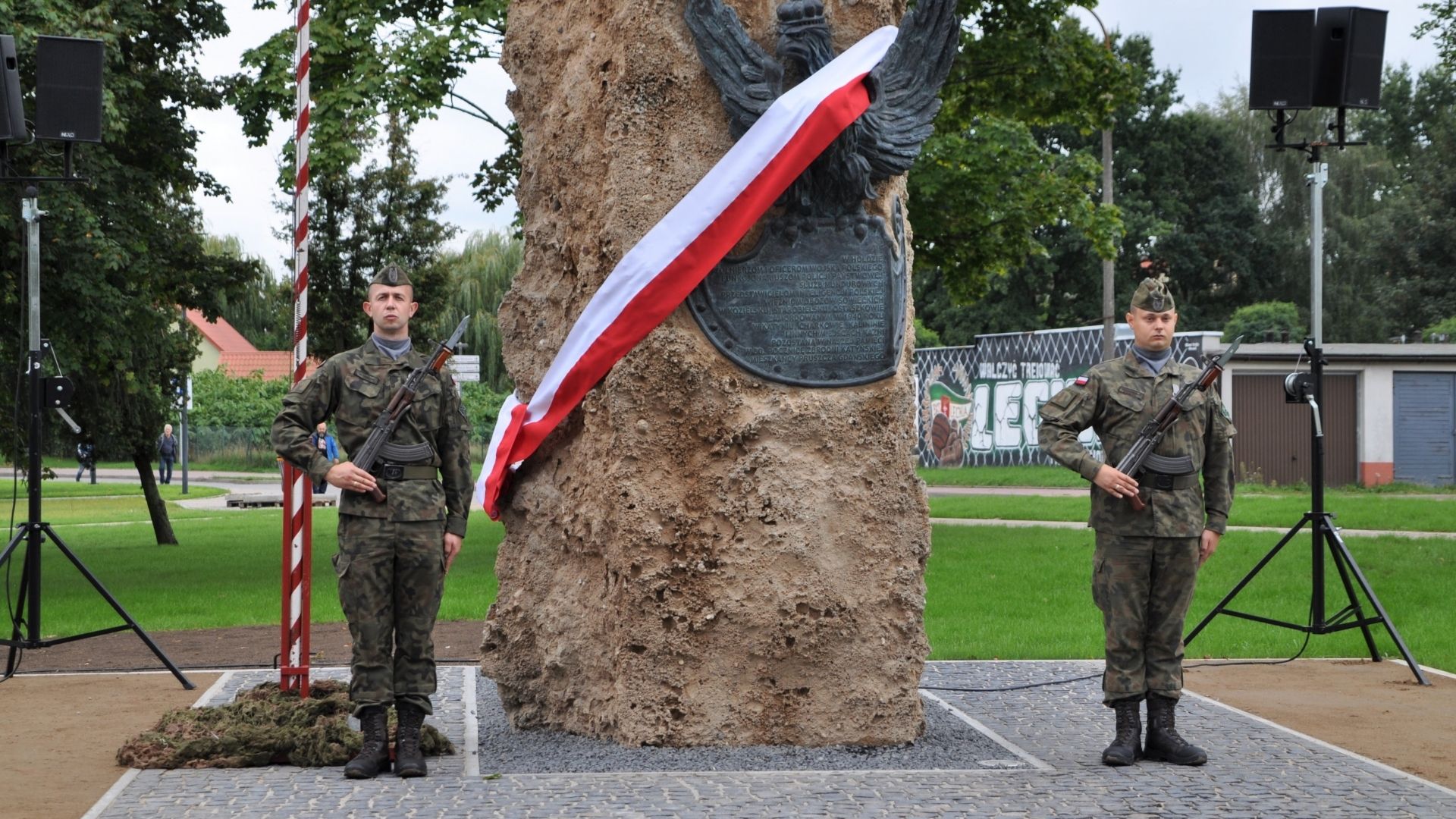 Obchody Dnia Sybiraka i odsłonięcie pomnika upamiętniającego zbrodnię katyńską