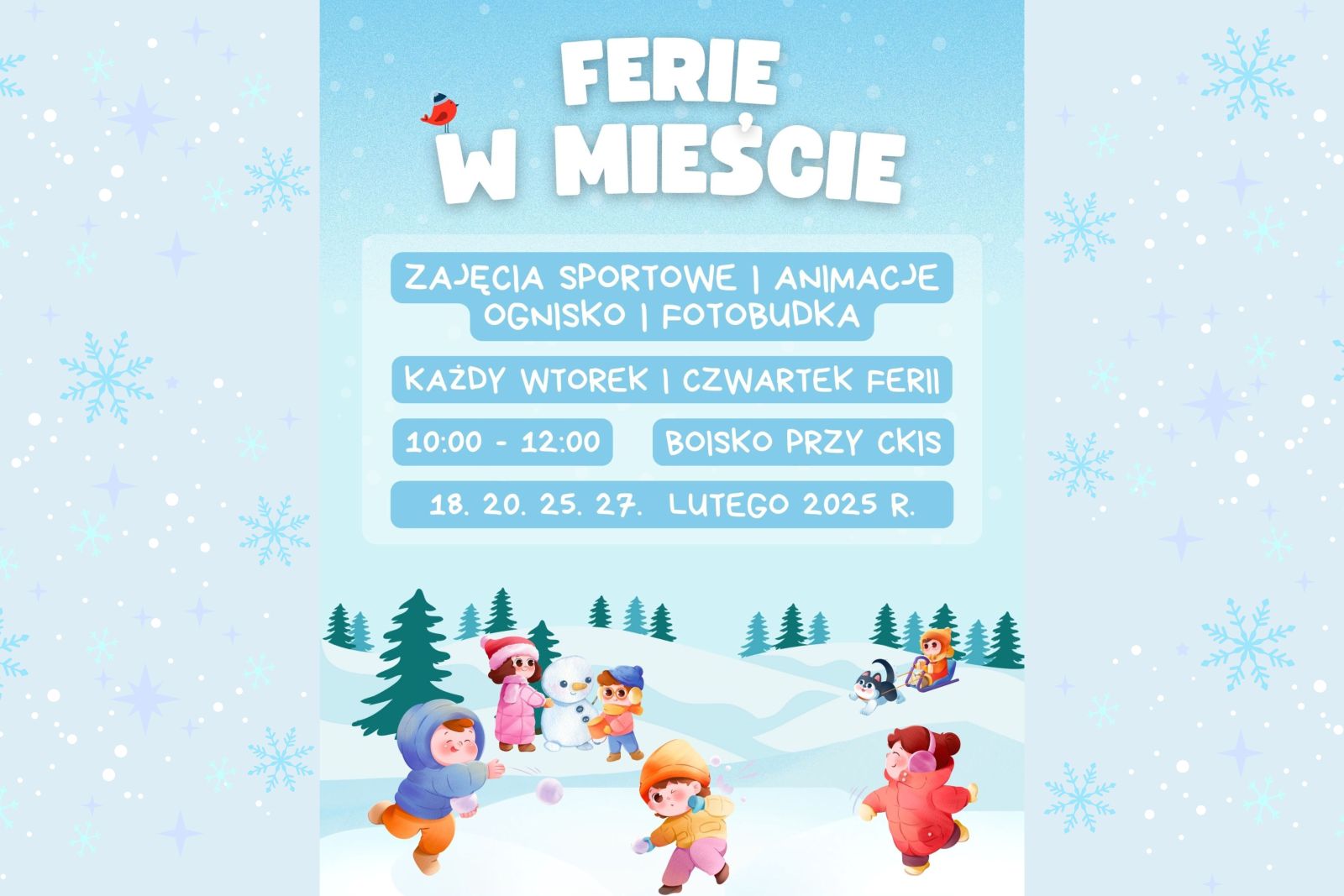 Ferie w mieście, festyny