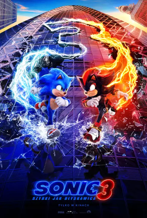 Plakat filmu Sonic 3