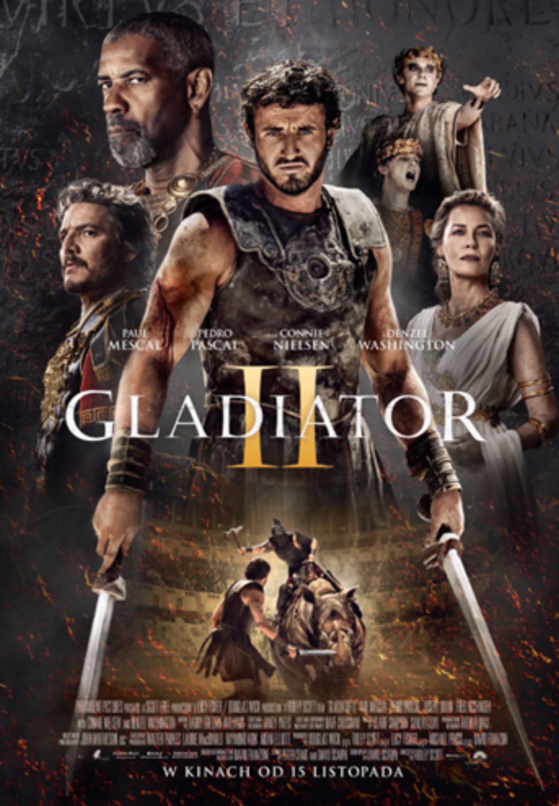 Wydarzenie: Kino: Gladiator II, Kiedy? 2024-12-13 19:00, Gdzie? ul. Fryderyka Chopina 34