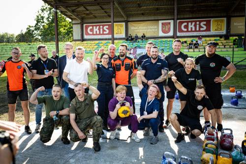 Uczestnicy zawodów Kettlebell