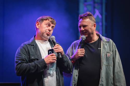 Kabareton - na zdjęciu Wojciech Kamiński i Bartosz Gajda