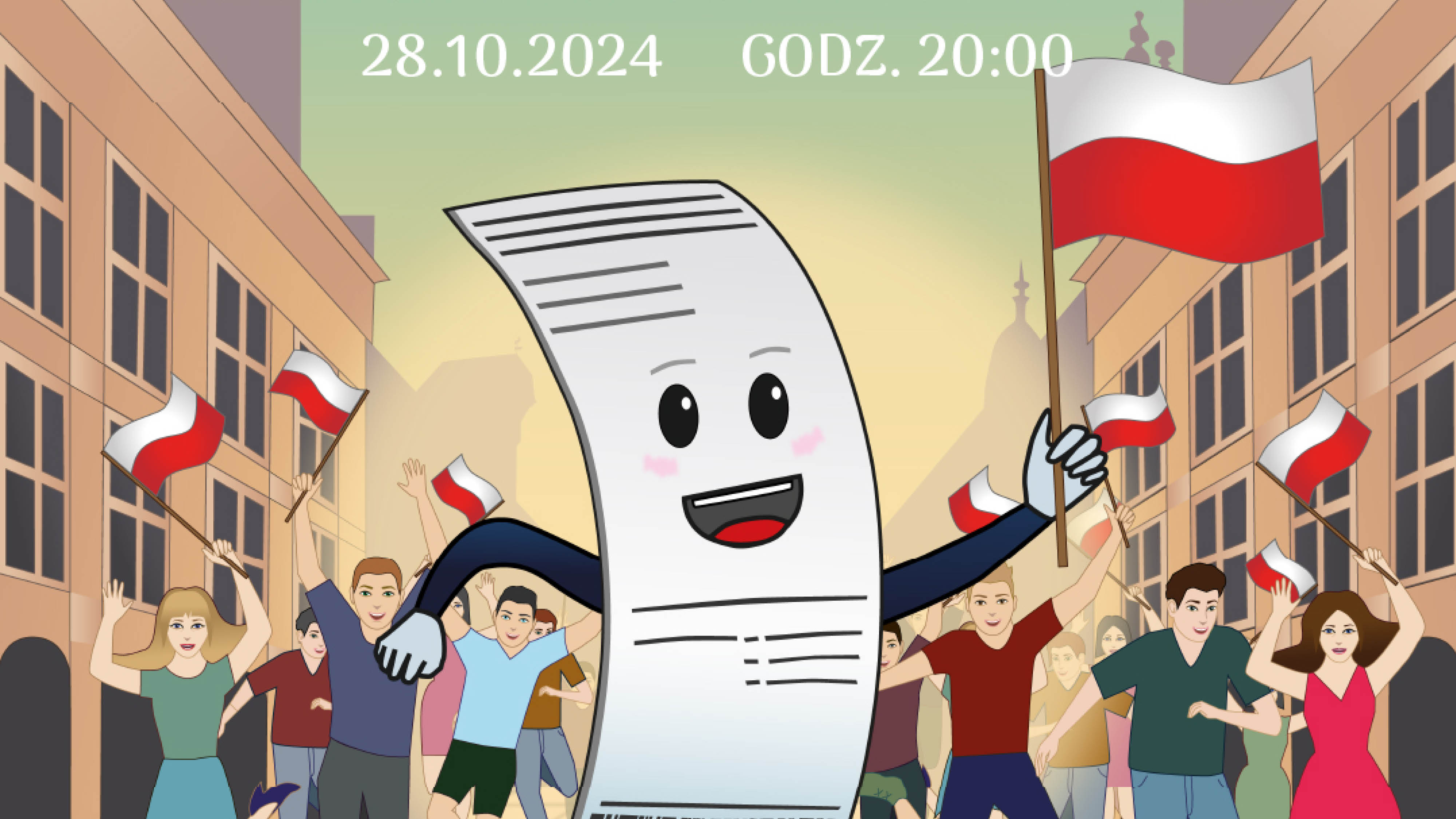 Wydarzenie: Cała Polska zbiera paragony, Kiedy? 2024-10-28 20:00, Gdzie? Online