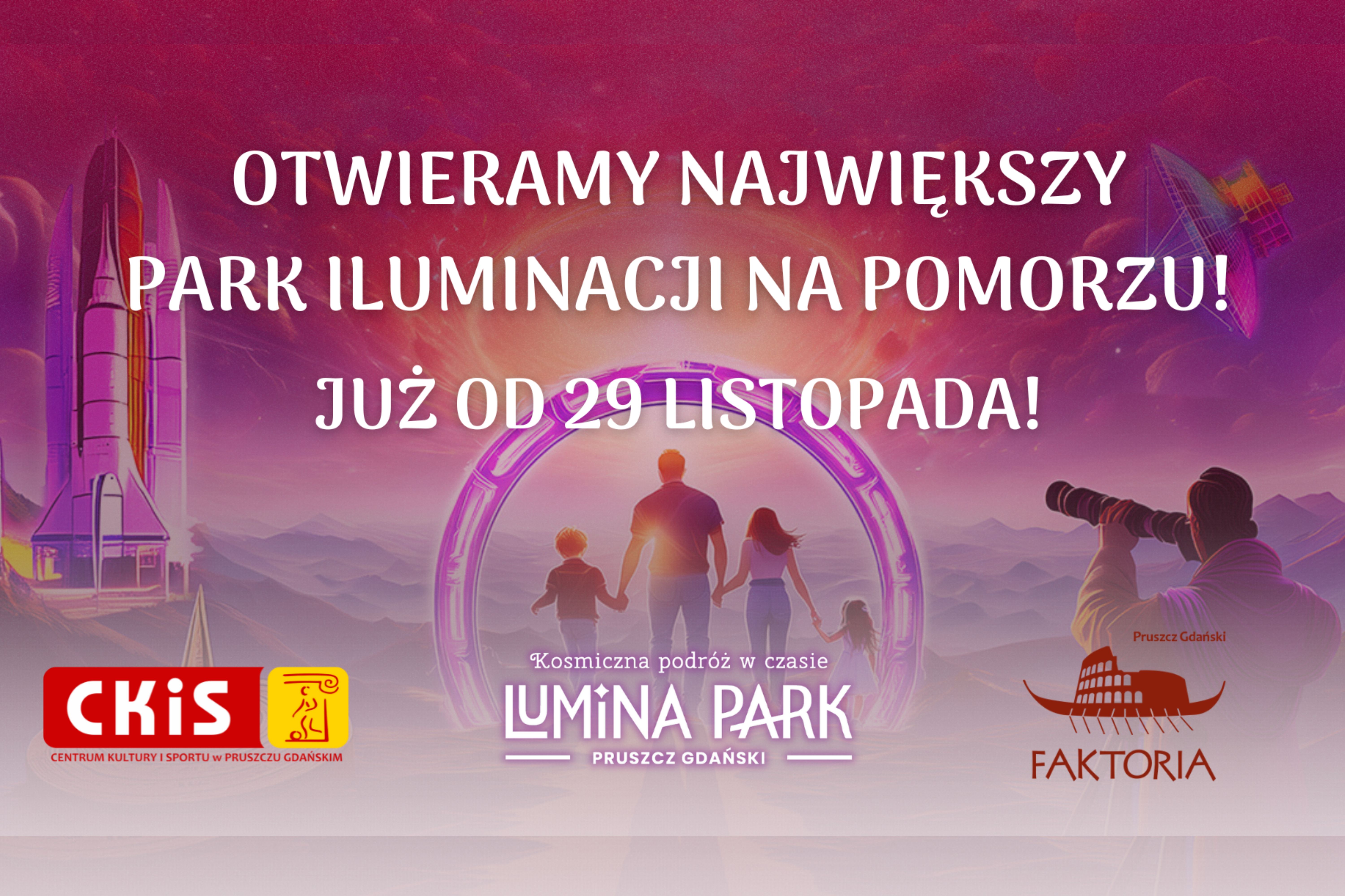 Wydarzenie: LUMINA PARK W PRUSZCZU GDAŃSKIM, Kiedy? 2024-12-04 16:30, Gdzie? Zastawna, Pruszcz Gdański, Polska