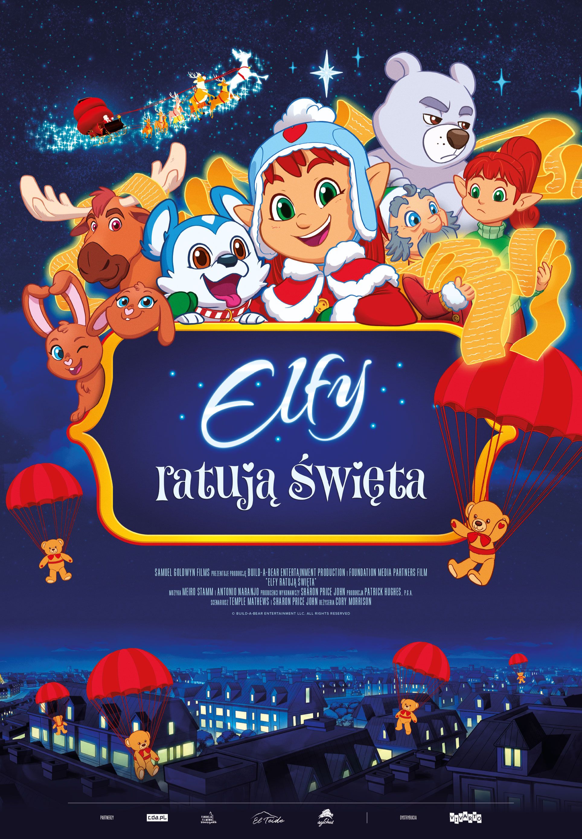 Wydarzenie: Kino: Elfy ratują święta, Kiedy? 2024-12-07 12:00, Gdzie? ul. Fryderyka Chopina 34