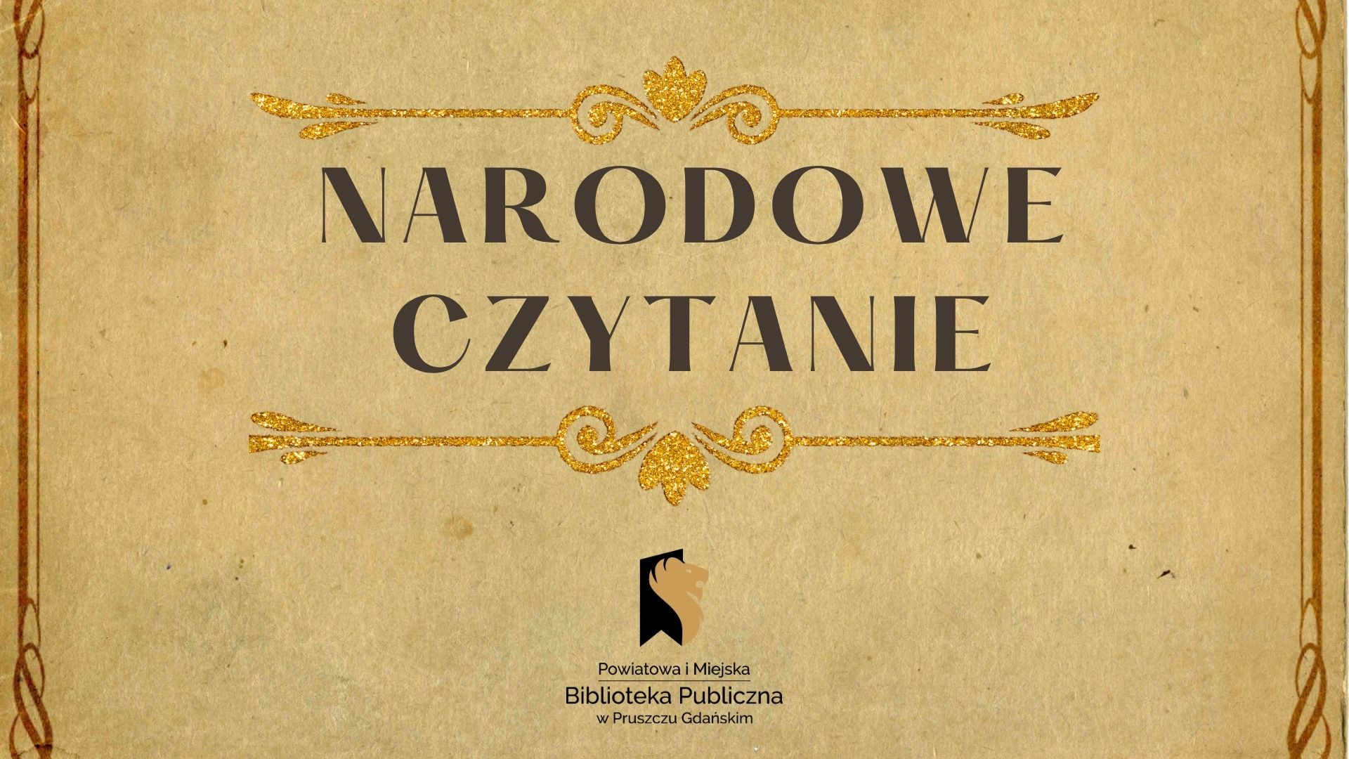 wydarzenie: Narodowe Czytanie 2026 - posłuchaj lokalnych aktorów w muzycznej scenerii