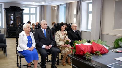 Dwie pary jubilatów