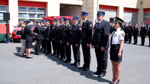 Wręczenie medali zasłużonych w ochronie przeciwpożarowej