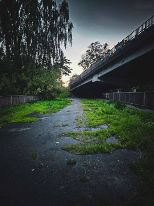 Wiadukt z drogą