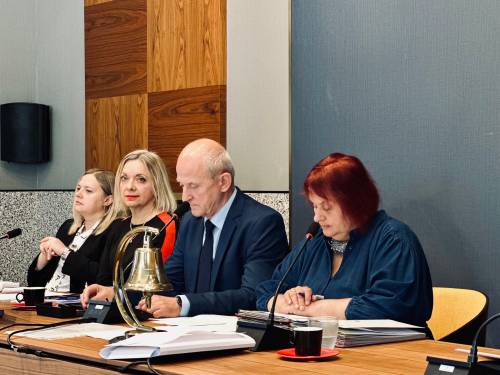 Przewodnicząca Rady z Sekretarz Miasta, radcą prawnym
