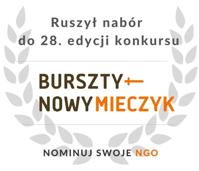 aktualność: 28. edycja konkursu Nagrody Bursztynowego Mieczyka im. Macieja Płażyńskiego
